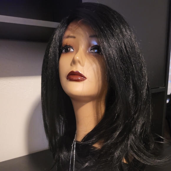 MAGIC LACE NEW BORN FREE U-SHAPE LACE FRONT WIG MLU02 (1B) - Picture 1 of 14